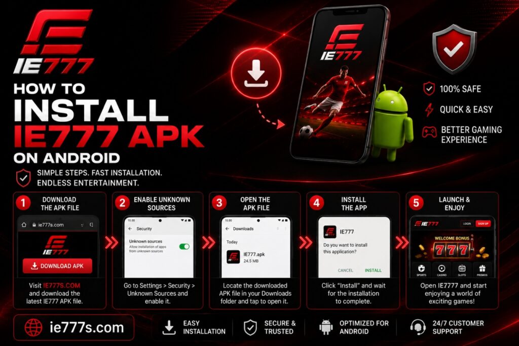 How to Install IE777 APK on Android